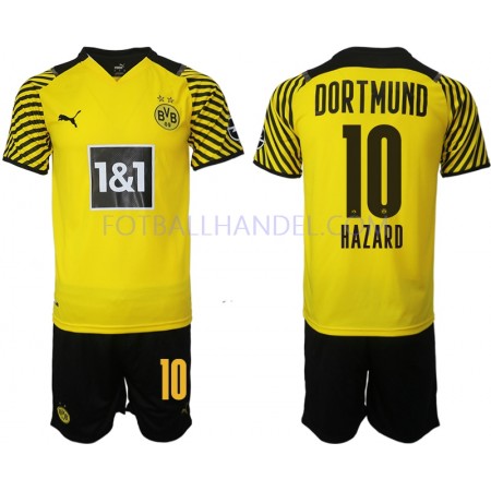 Barn Fotballdrakter BVB Borussia Dortmund Thorgan Hazard 10 Hjemme 2021-22 Kortermet